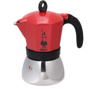 Bialetti Cafetiere Italienne Moka Induction Rouge 6 Tasses