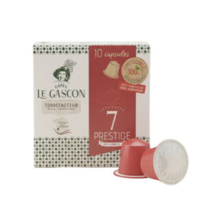 Excellent Café gamme prestige en capsule compatible x10 cafes le gascon torréfacteur à pau