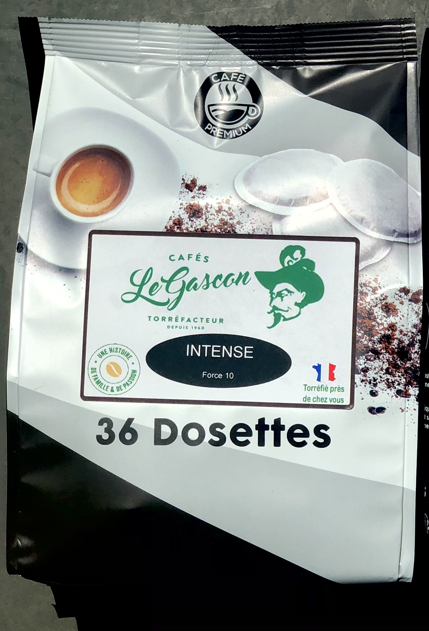 Café dosettes aromatisés noisettes compatible Senseo, U (x 10)